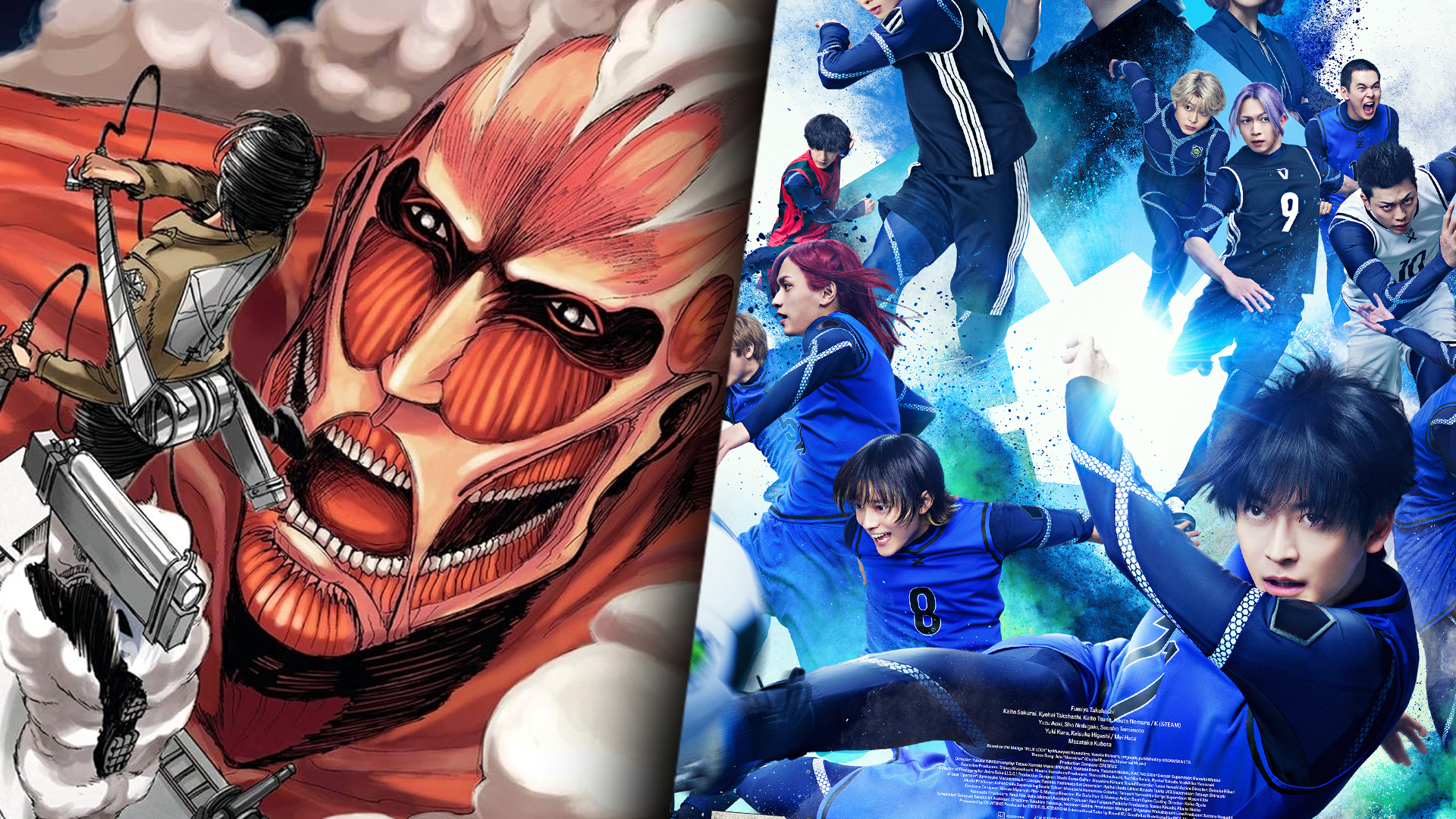 Pôster do live-action de Blue Lock