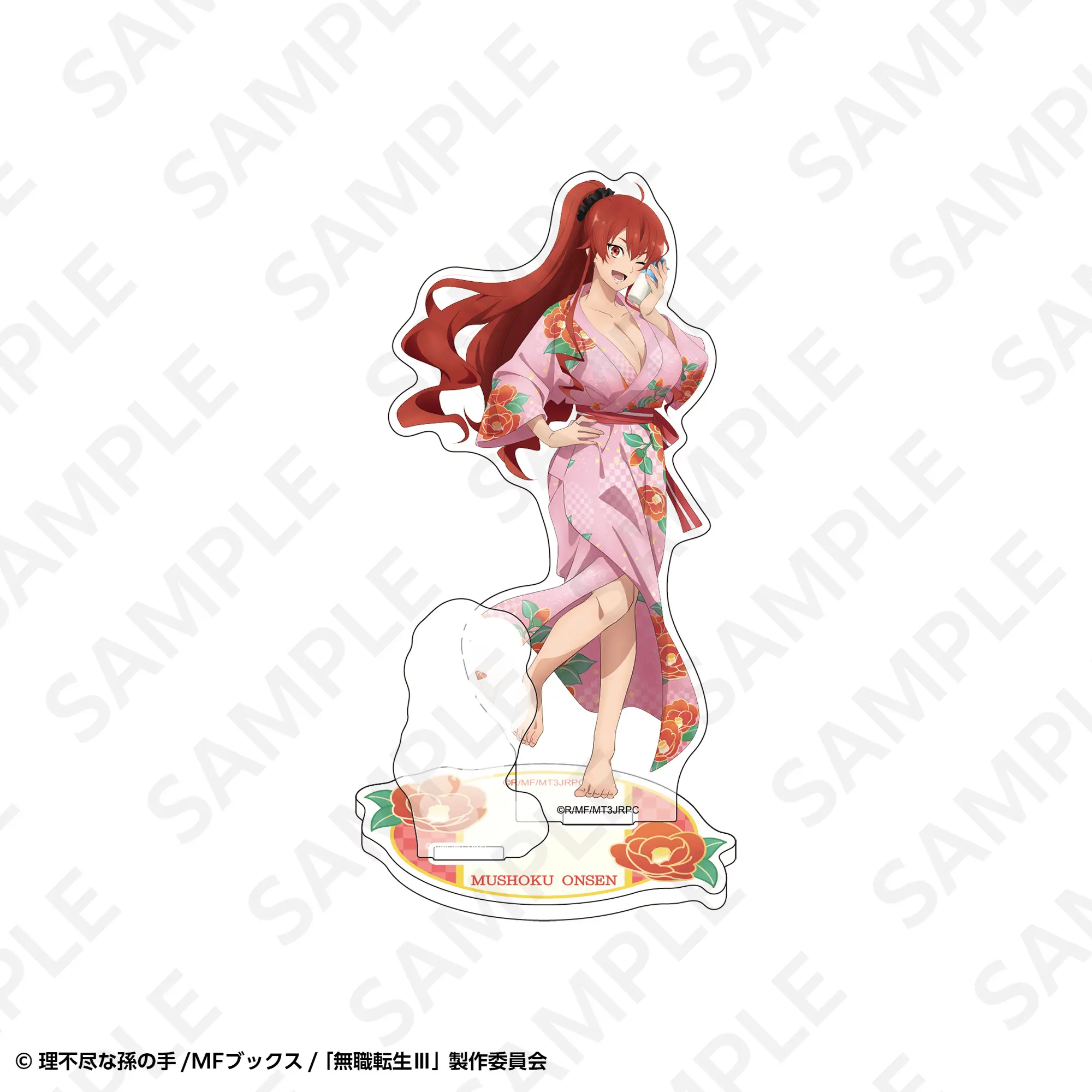 Stand de acrílico da Eris usando yukata