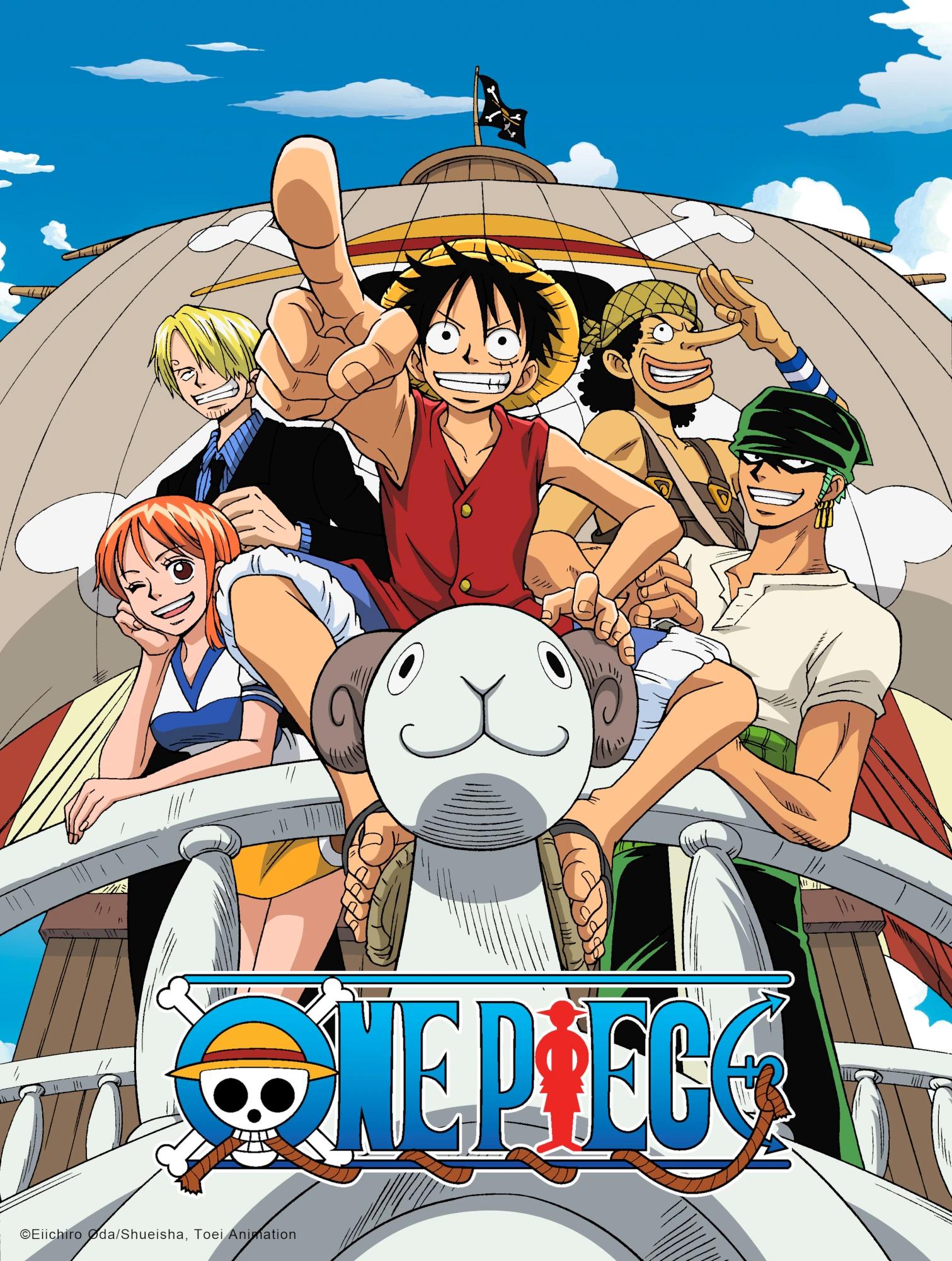 Luffy e os Chapéus de Palha em One Piece